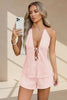 Women's Halterneck Vest & Shorts Resort Two-Piece Set by FitiqueFit