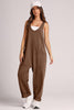 Lovelet V-Neck Wide Strap Overalls