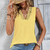 V-Neck Top for Women – Casual Loose-Fit Summer Blouse by FitiqueFit
