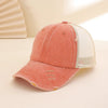 Distressed Washed Mesh Baseball Cap – Frayed Unisex Hat for Outdoor & Daily Wear by FitiqueFit