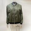 Minimalist Color-Block Stand-Collar Zip Jacket by FitiqueFit
