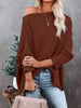 Waffle Knit Boat Neck T-Shirt by Simply Love