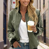 Minimalist Color-Block Stand-Collar Zip Jacket by FitiqueFit