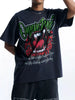 Men's Graphic Round Neck Oversized T-Shirt by Simply Love