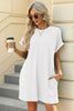 Short Sleeve Mini Dress with Pockets Casual & Stylish Everyday Wear by Stevvex