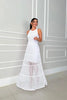 Long Sleeveless Cutout Maxi Dress Chic & Flowy Summer Style Comfortable Dress For Summer by Stevvex