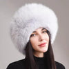 🧢 Women’s Winter Genuine Leather Ethnic Style Ear Protection Hat by FitiqueFit