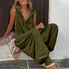 Women’s Sleeveless Hooded Relaxed Fit Jumpsuit by FitiqueFit