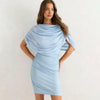 Women's Sleeveless Bodycon Midi Dress with Mesh Paneling – High Waist by FitiqueFit