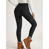 Women’s High-Waist Fleece-Lined Warm Leggings by FitiqueFit