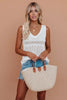Women’s Solid Color Thin White Pullover Vest by FitiqueFit