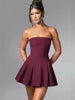 Women's Fashion Tube Top High Waist Dress