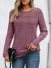 Ribbed Long Sleeve T-Shirt by Simply Love