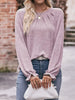 Ruffle Cuff Long Sleeve T-Shirt by Simply Love