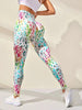 🍑 Printed Seamless High-Waist Hip-Lift Yoga Leggings by FitiqueFit