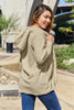 Women Full Size Teddy Hooded Jacket with Pockets Cozy Casual Jacket Comfortable Women Jacket by Stevvex
