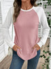 Waffle Knit Raglan Sleeve T-Shirt by Wild and Free Boutique