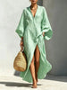 Women's Batwing Sleeve Loose Maxi Resort Dress by FitiqueFit