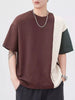 Men's Plus Size Color Block Casual T-Shirt by Simply Love