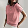 Women’s Soft Stretch Minimalist T-Shirt – Everyday Slim Fit Top by FitiqueFit