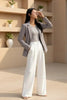 Women's Slim Fit Lapel Collar Long-Sleeve Blazer – Waist-Cinched by FitiqueFit