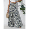 Women’s Printed High‑Waist Wide‑Leg Palazzo Pants by FitiqueFit