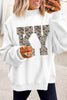 White Camo Letter Bow Printed KENTUCKY Mock Neck Reversible Sweatshirt by Wild and Free Boutique