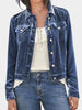 Casual Button-Up Long Sleeve Jacket with Chest Pockets and Relaxed Fit by Stevvex
