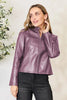 Women Classic Neck Zip-Up Jacket For Everyday Wear Elegant Girls Jacket by Stevvex
