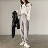 Versatile Short Jacket PU Leather Women