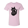 Cat And Coffee T-Shirt by Furr Baby Gifts