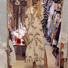 V-neck Floral Print Slit Three-quarter Sleeve Casual Sexy Dress