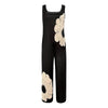 Women’s Square-Neck Floral Sleeveless Jumpsuit by FitiqueFit
