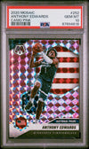 Graded 2020 Panini Mosaic Anthony Edwards #252 Camo Pink Rookie RC Basketball Card PSA 10 Gem Mint