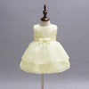 Solid Color Flower Girl Children's Dress