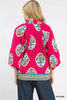 Umgee Boho Floral Print Tunic Blouse by FitiqueFit