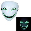Glowing Black Halloween Mask by My Store