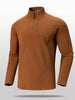 Men's Lightweight Long Sleeve Active T-Shirt with Zipper by Simply Love