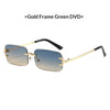 Frameless Rimless Sunglasses – Elegant Western Style by FitiqueFit