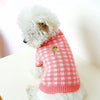 Bowknot Dog Clothes Cat Costume Hollow Knit Dog Sweater by My Store