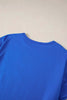Patched Pocket Exposed Seam Oversize T-shirt by Simply Love
