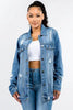 Elegance Women Tweed Jackets Fashionable Office Ladies Blue Long Female Autumn Vintage Girls Outdoor Jackets by Stevvex