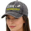 Pickleball Baseball Caps – Adjustable Embroidered Cotton Hats by FitiqueFit