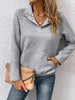 Textured Quarter Snap Sweatshirt by Wild and Free Boutique