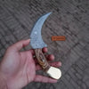 Damascus karambit knife.. by JW SteelCrafts