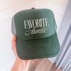 Favorite Auntie Trucker Hat – Trendy Gift for Aunts by Hey Jude Graphic Tees