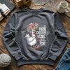 Yarn Chicken Time Sweatshirt by YarnMerch