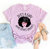 Just A Girl Who Loves Books T-shirt by T-Shirt Crazed