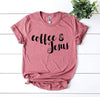 Coffee And Jesus T-shirt by T-Shirt Crazed