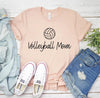 Volleyball Mom T-shirt by T-Shirt Crazed